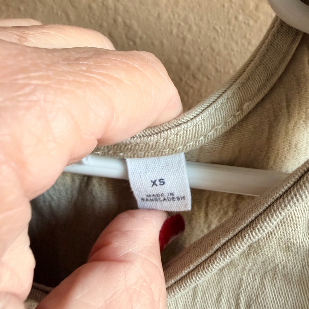 GAP Cream Pinafore Dress Polo not included - Picture 5 of 7